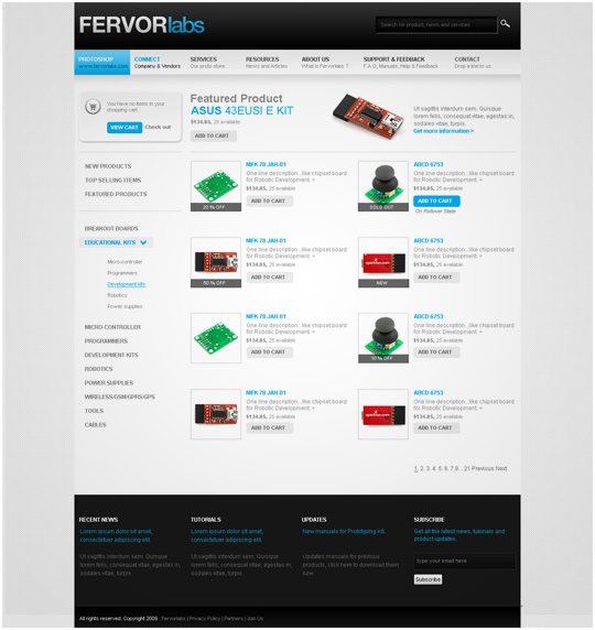 fervorlabs_website_layout